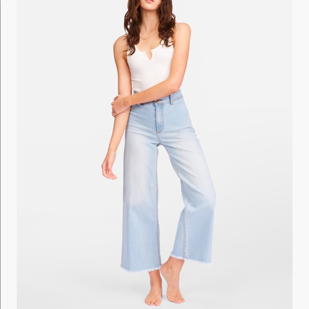Billabong Free Fall Indigo Wide-leg Denim Pants